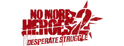 No More Heroes 2: Desperate Struggle title screen for Wii
